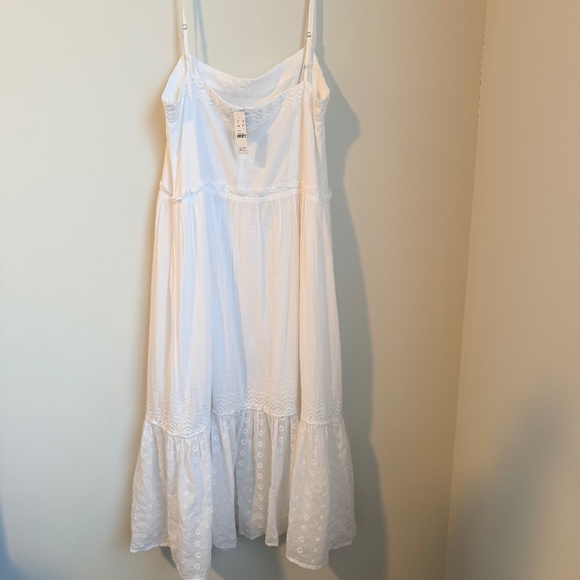 NWT J. Crew White Sorrento dress in cotton voile SZ L - Picture 5 of 7